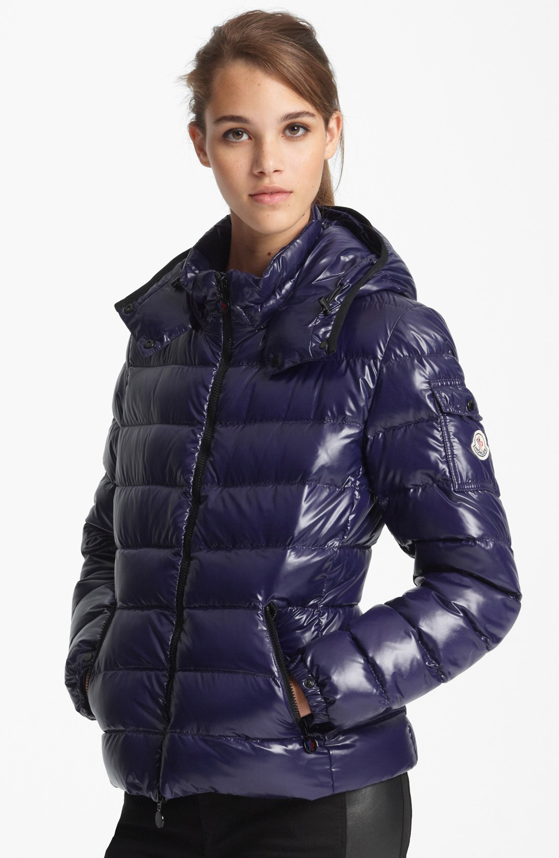 Moncler Bady Short Down Coat in Purple for Men (Burgundy) | Lyst