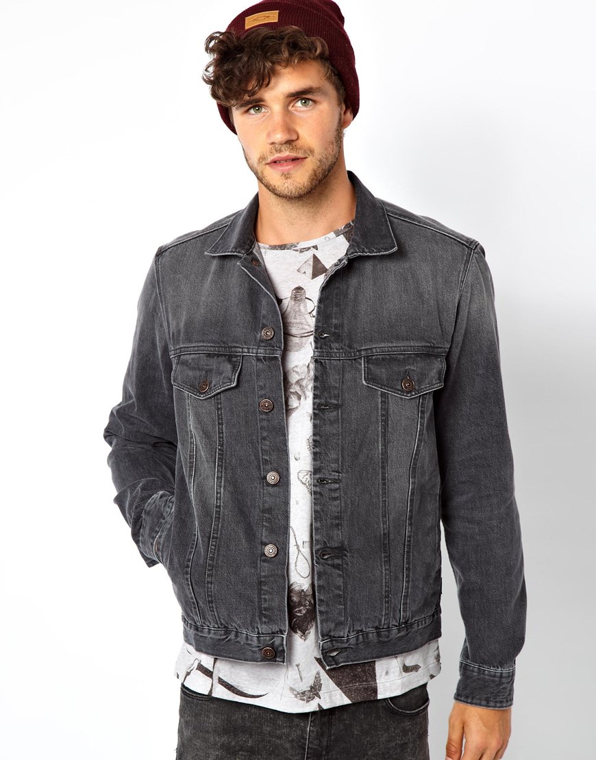 Paul Smith Denim Jacket in Grey (Gray) for Men - Lyst