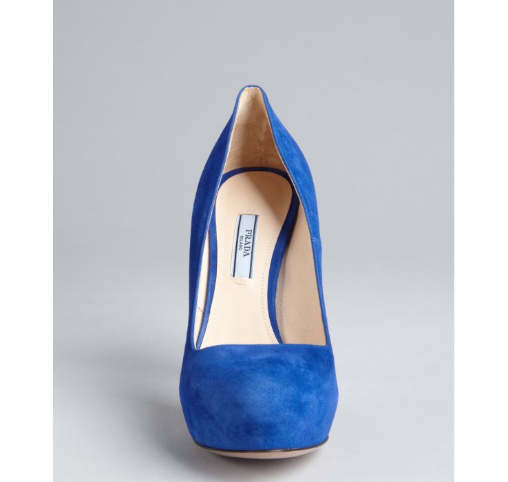 royal blue platform pumps