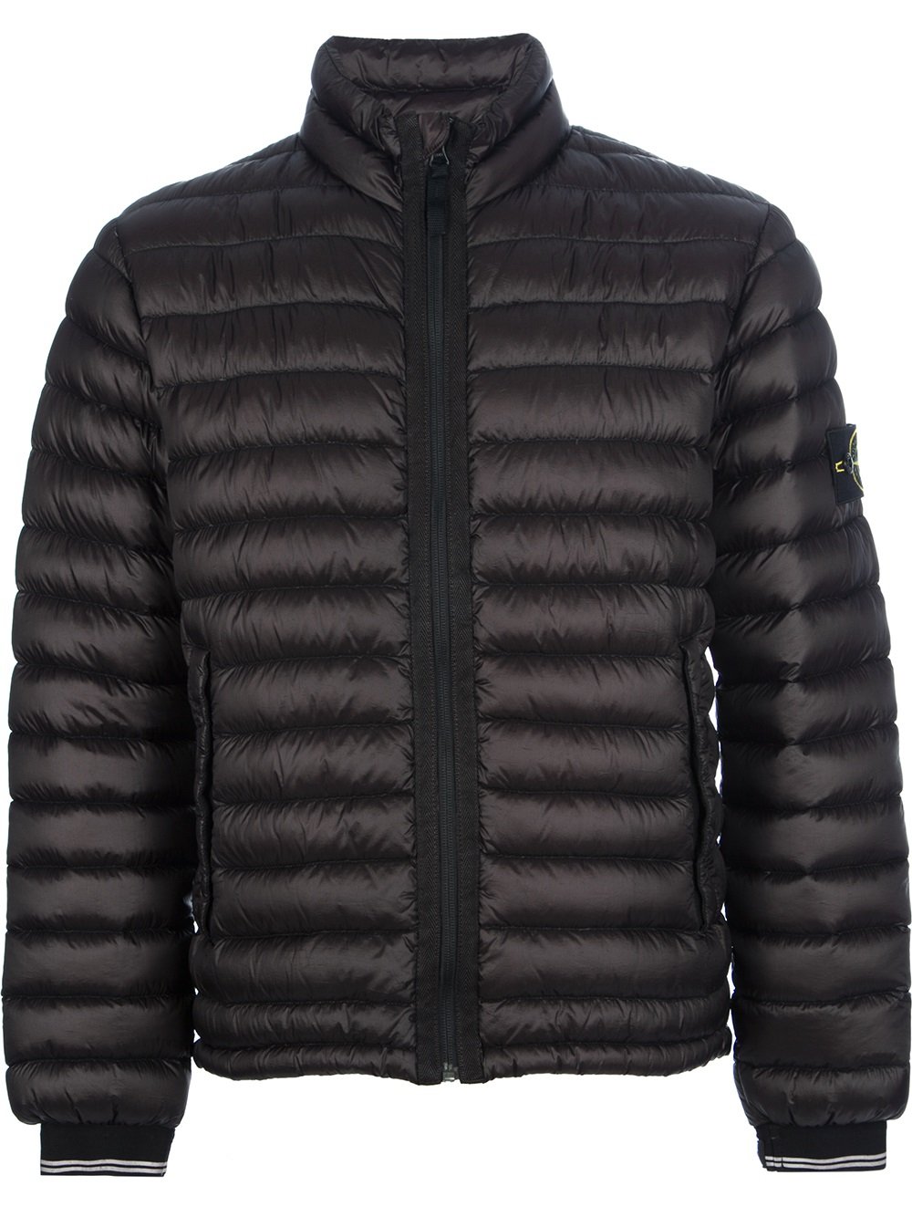 Stone Island Dyed Down Padded Jacket in Brown (Black) for Men - Lyst