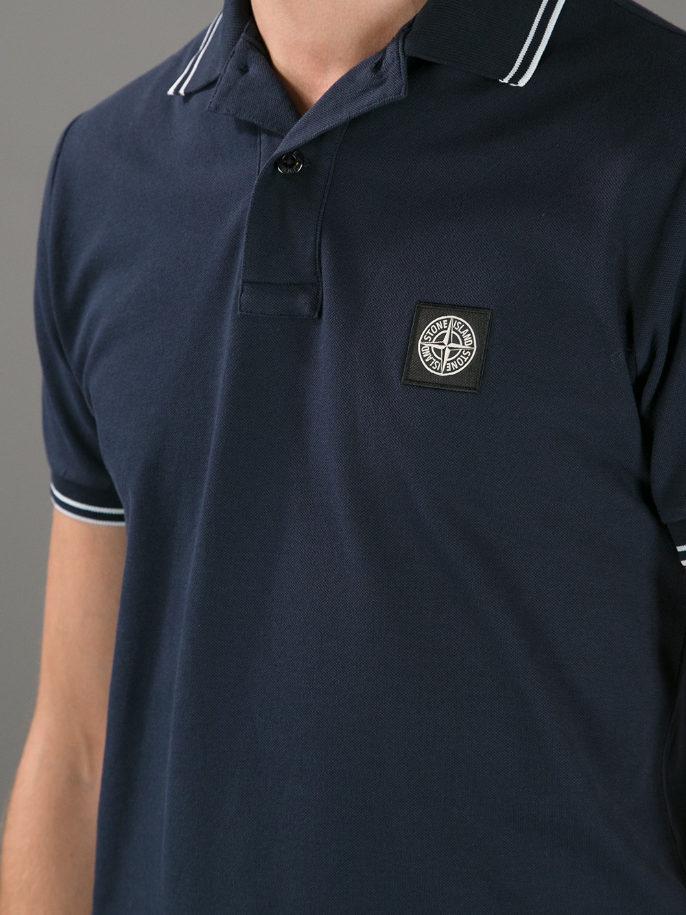 Stone Island Classic Polo Shirt in Navy (Blue) for Men - Lyst