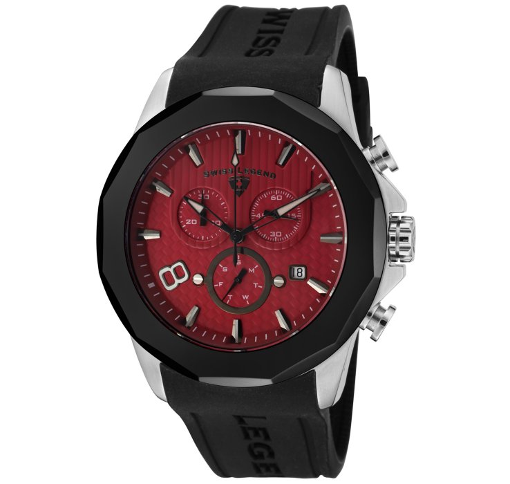 Lyst - Swiss legend Mens Monte Carlo Chronograph Red Textured Dial ...