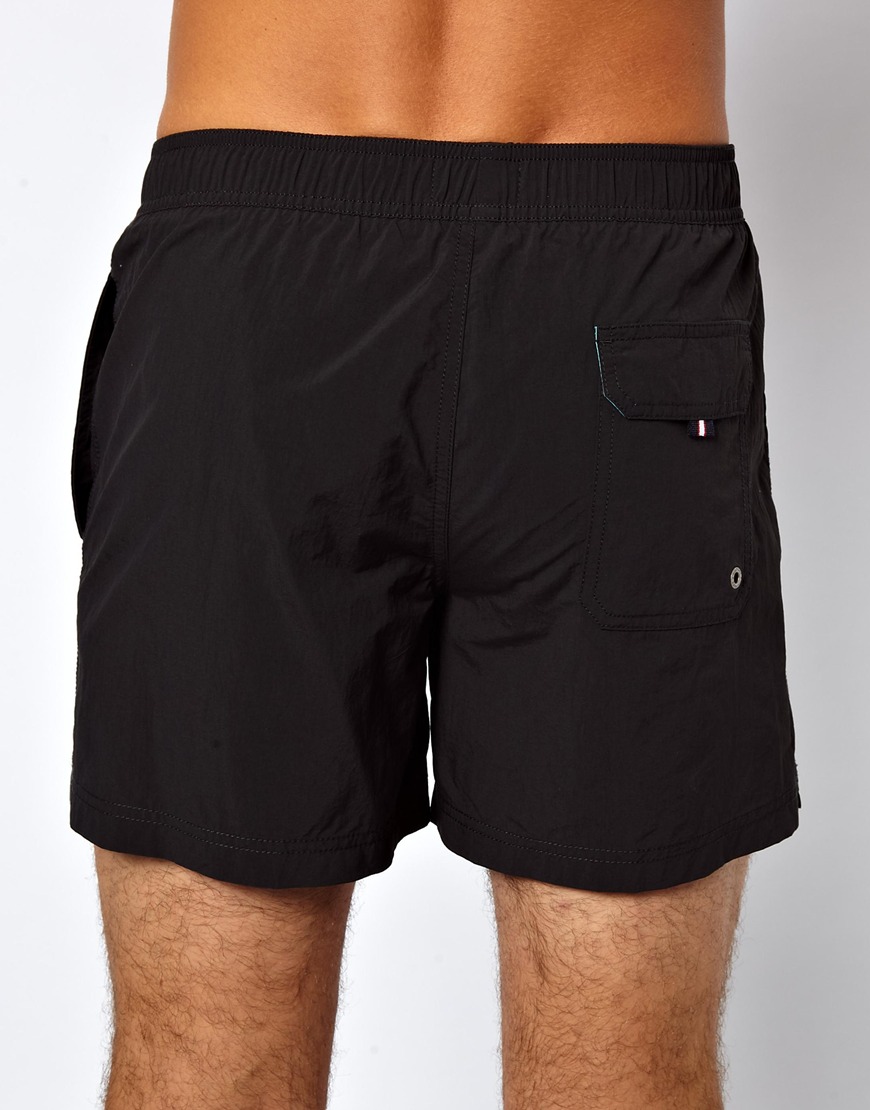 tommy hilfiger swim shorts black
