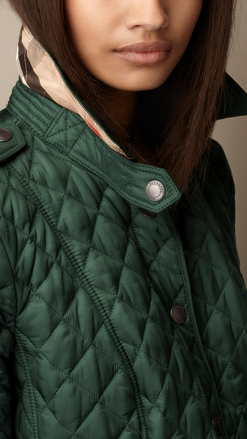 Burberry Heritage Quilted Jacket in Dark Racing Green (Green) - Lyst
