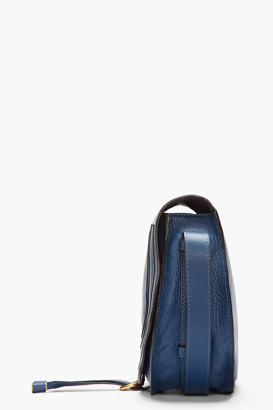 Chlo Medium Royal Navy Leather Marcie Shoulder Bag in Blue Lyst