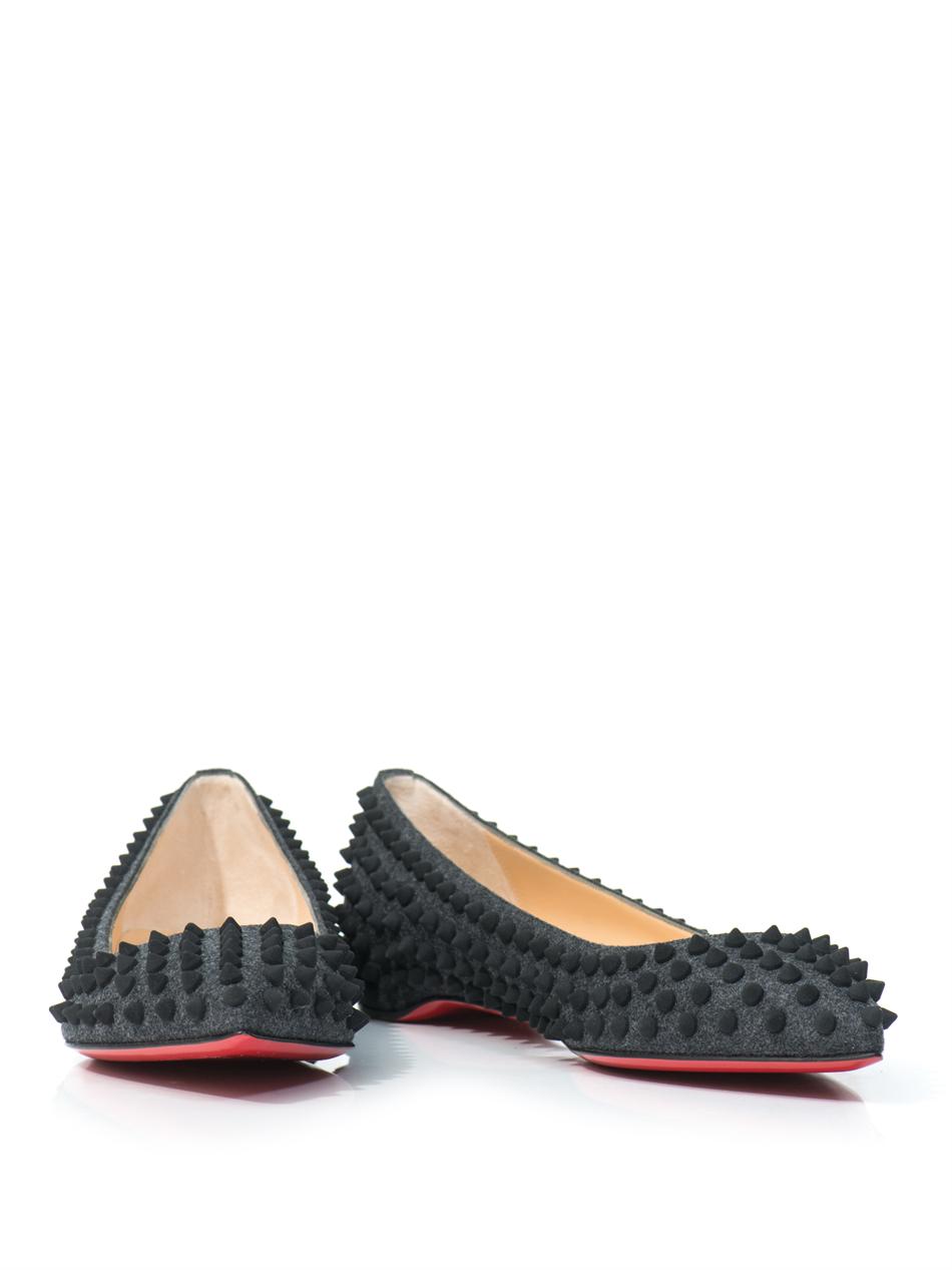 flat shoes with spikes