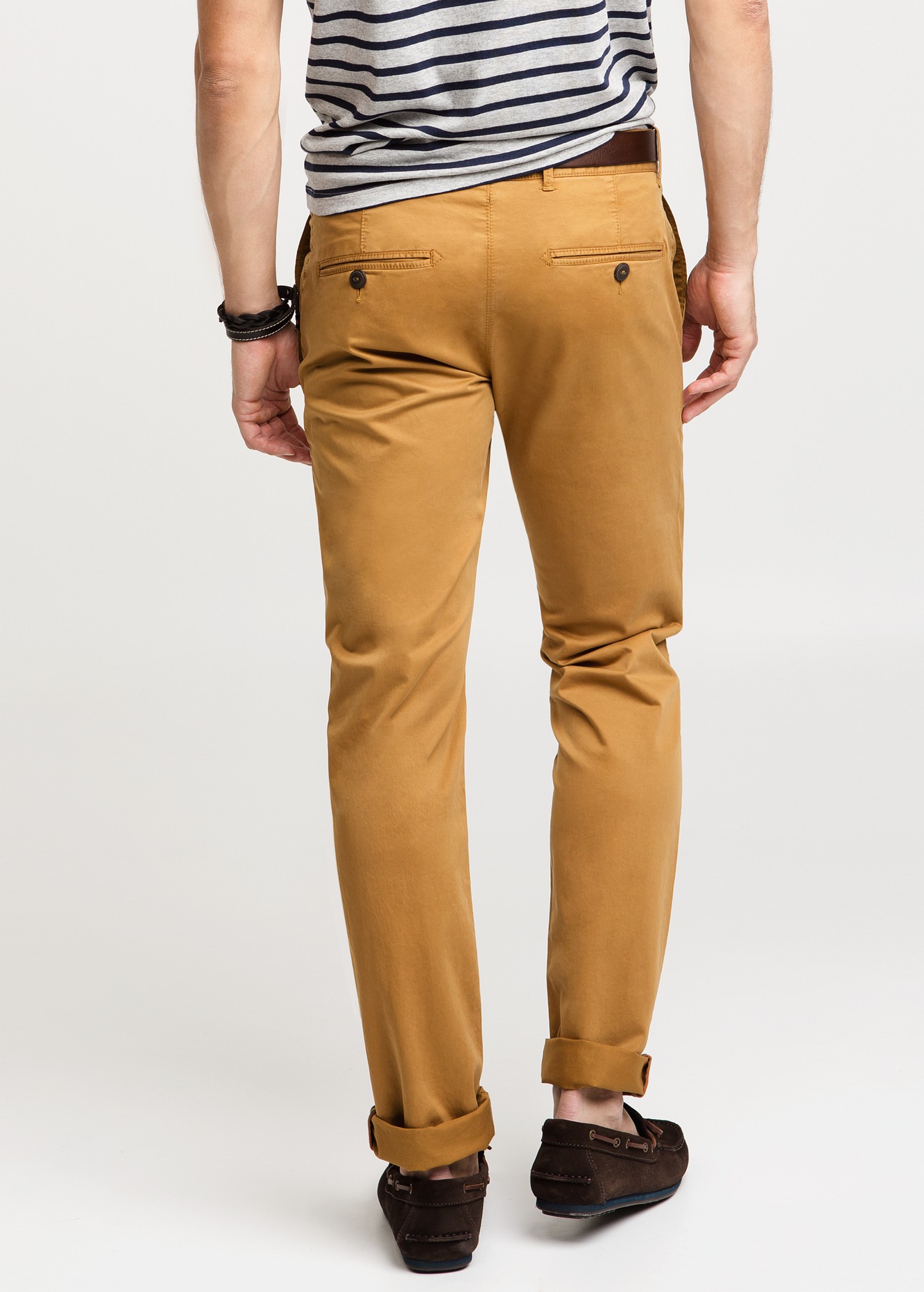 gold chino pants