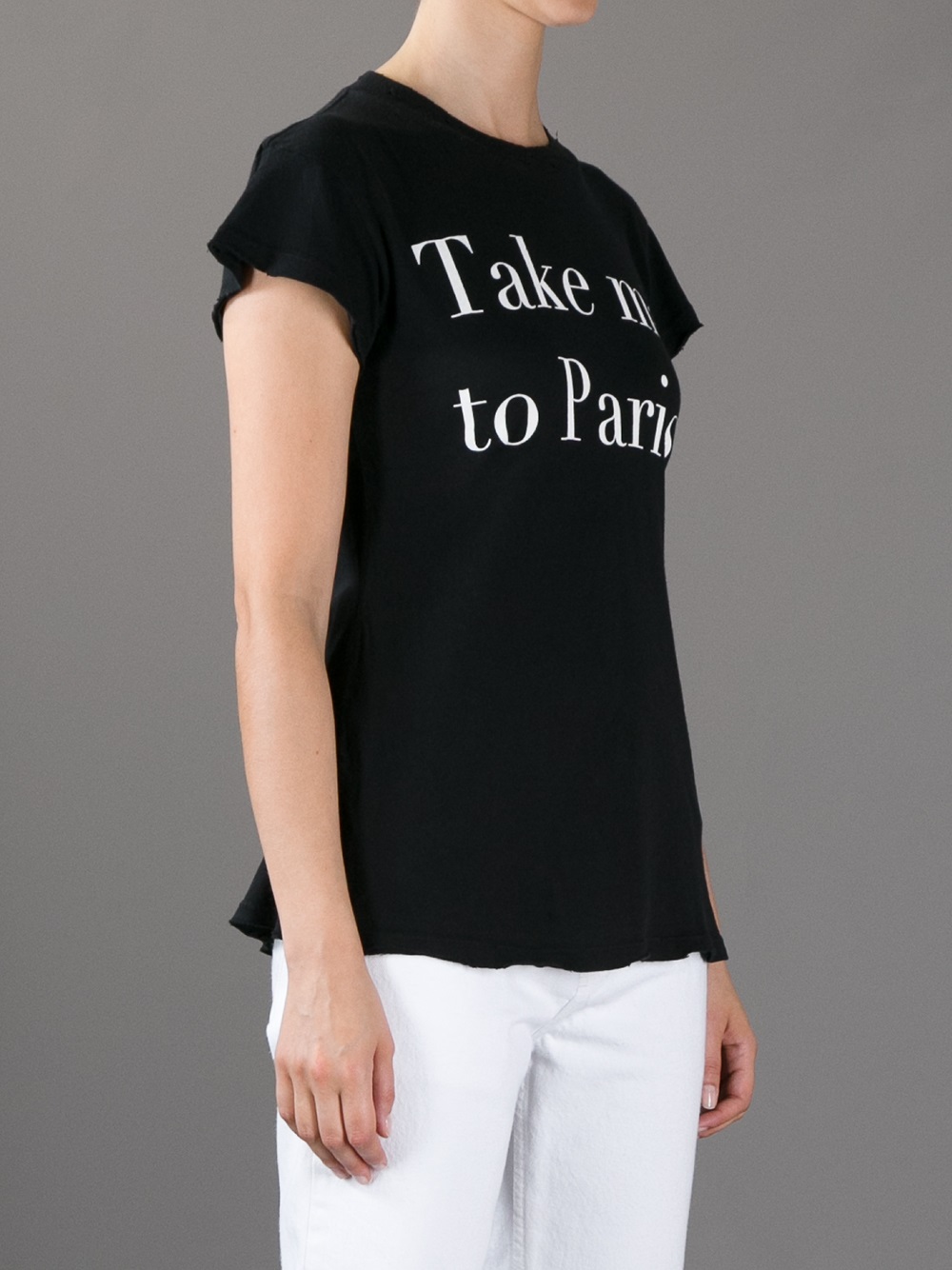 Wildfox Take Me To Paris Tshirt in Black | Lyst