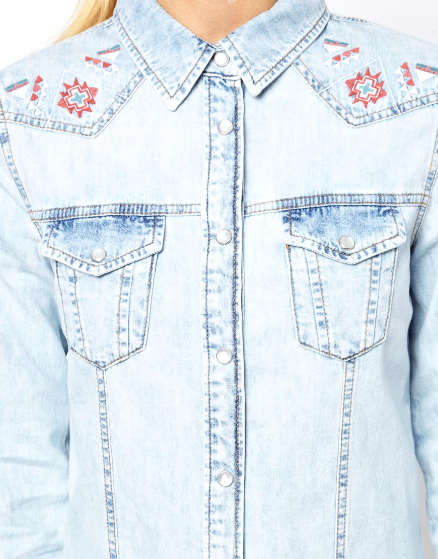 asos embroidered shirt