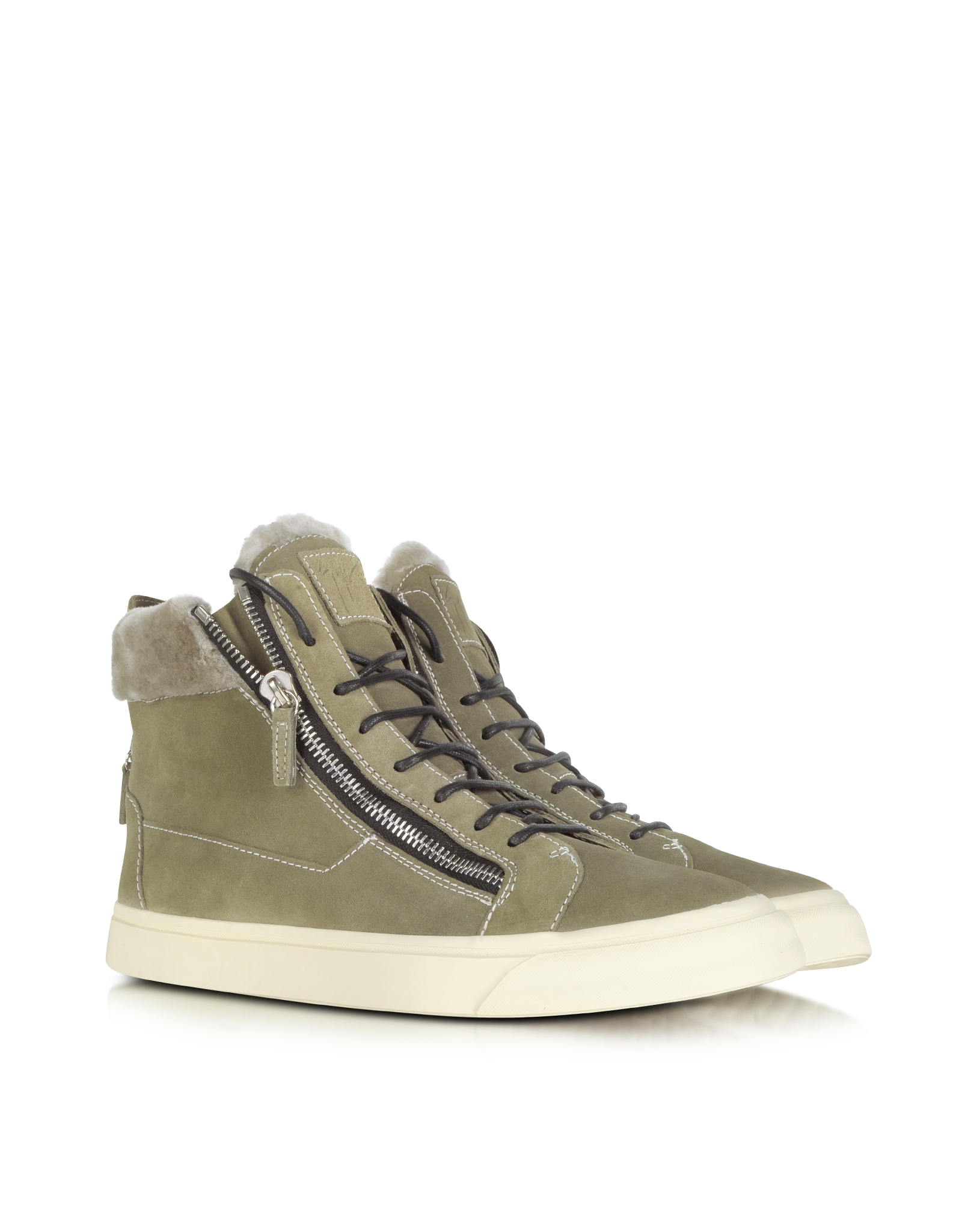 giuseppe zanotti suede sneaker