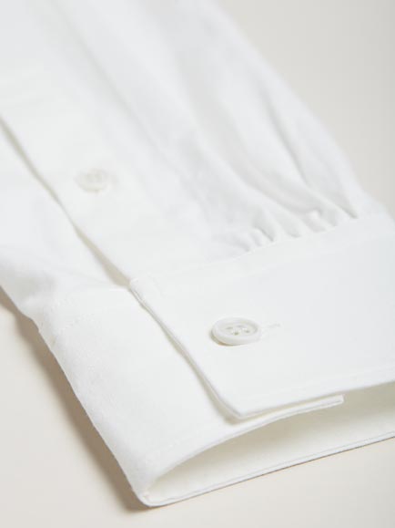 Yohji Yamamoto Mens Cotton Tunic Shirt in White for Men - Lyst