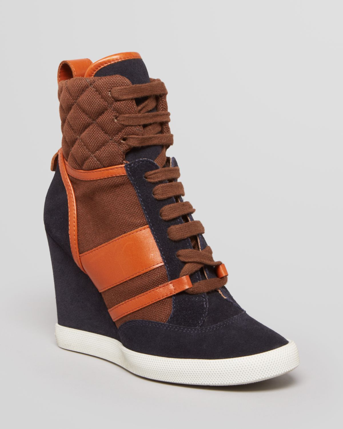 chloe lace high top sneakers