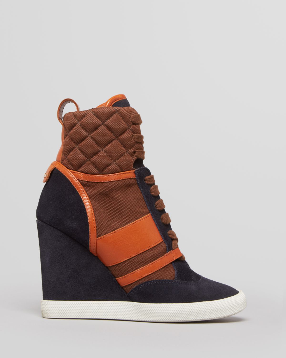 chloe lace high top sneakers