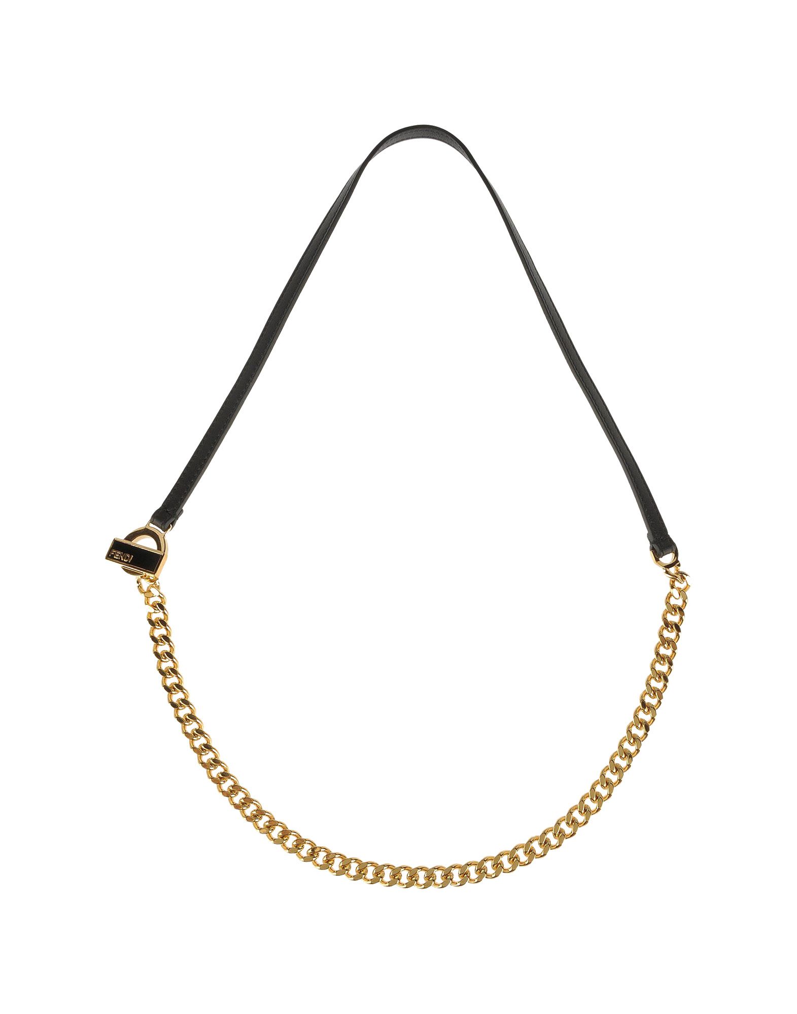 Fendi Necklace in Gold (Black) | Lyst