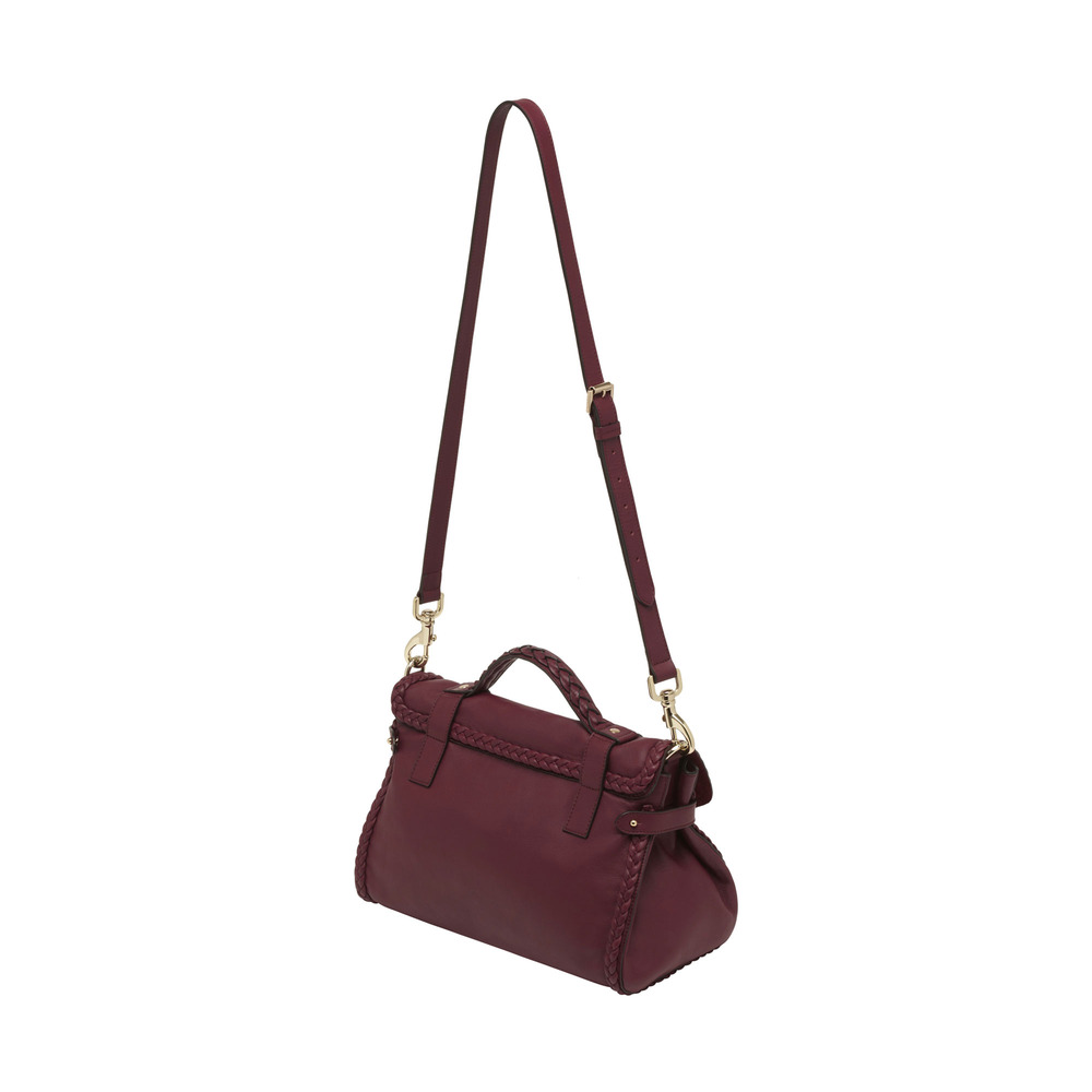 Mulberry Alexa with Woven Trim in Berry (Purple) - Lyst