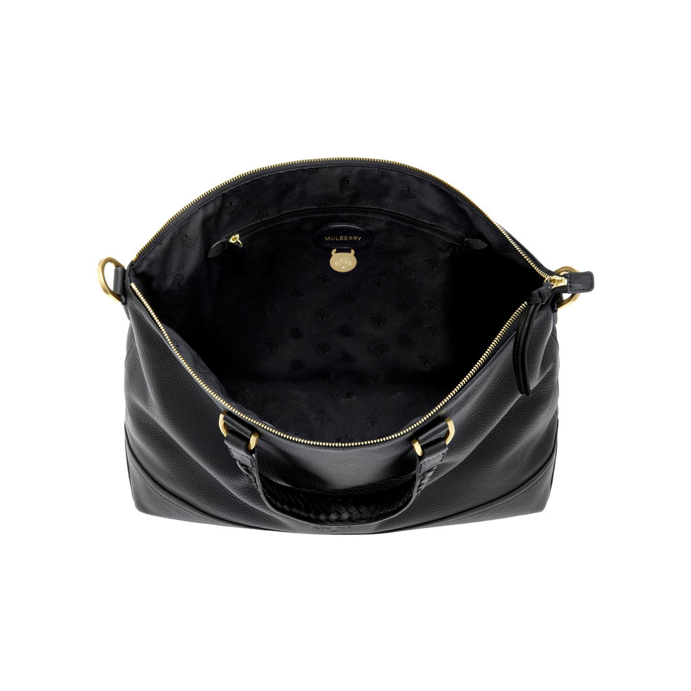 Mulberry Effie Leather Tote in Black - Lyst