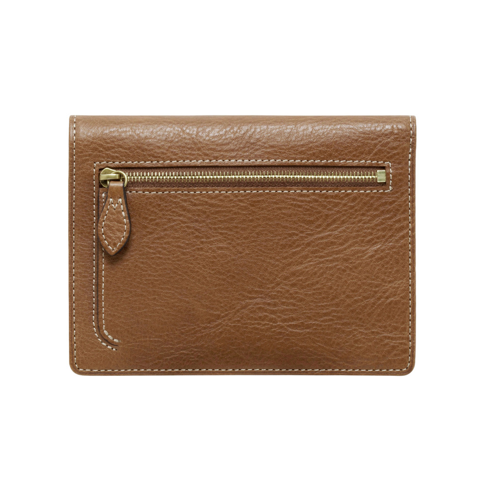 Mulberry Leather Passport Cover Wallet in Oak (Brown) for Men Lyst