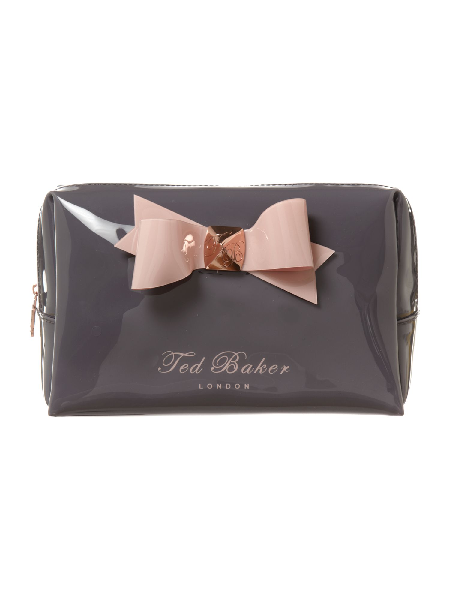 makeup bag grey