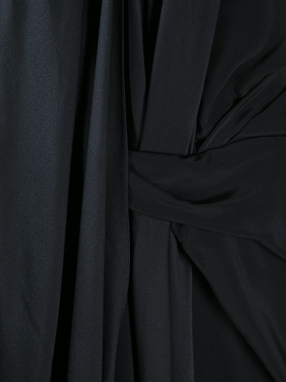 Lyst - Alexander Wang Draped Dress in Black