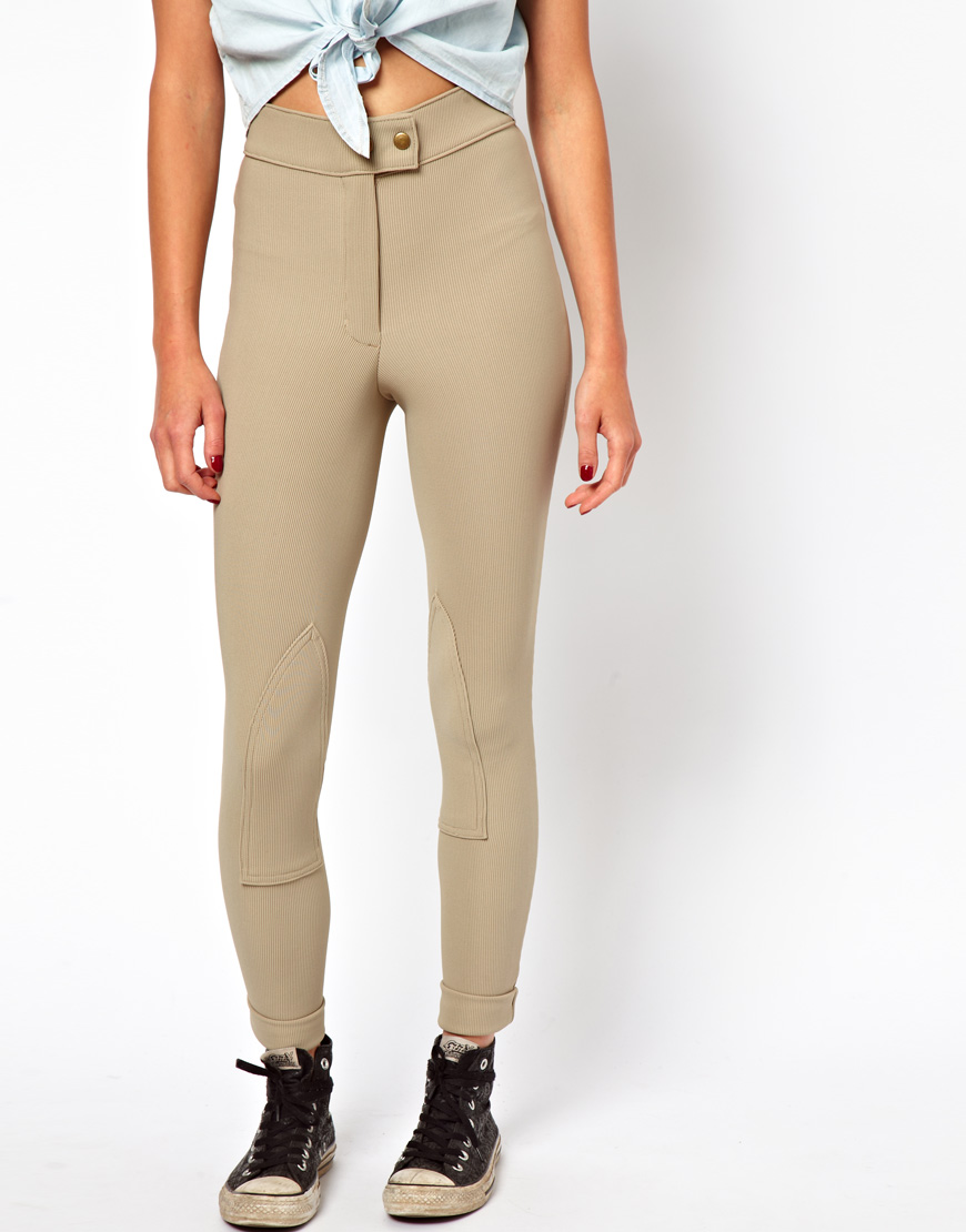 American Apparel Riding Pant in Natural | Lyst