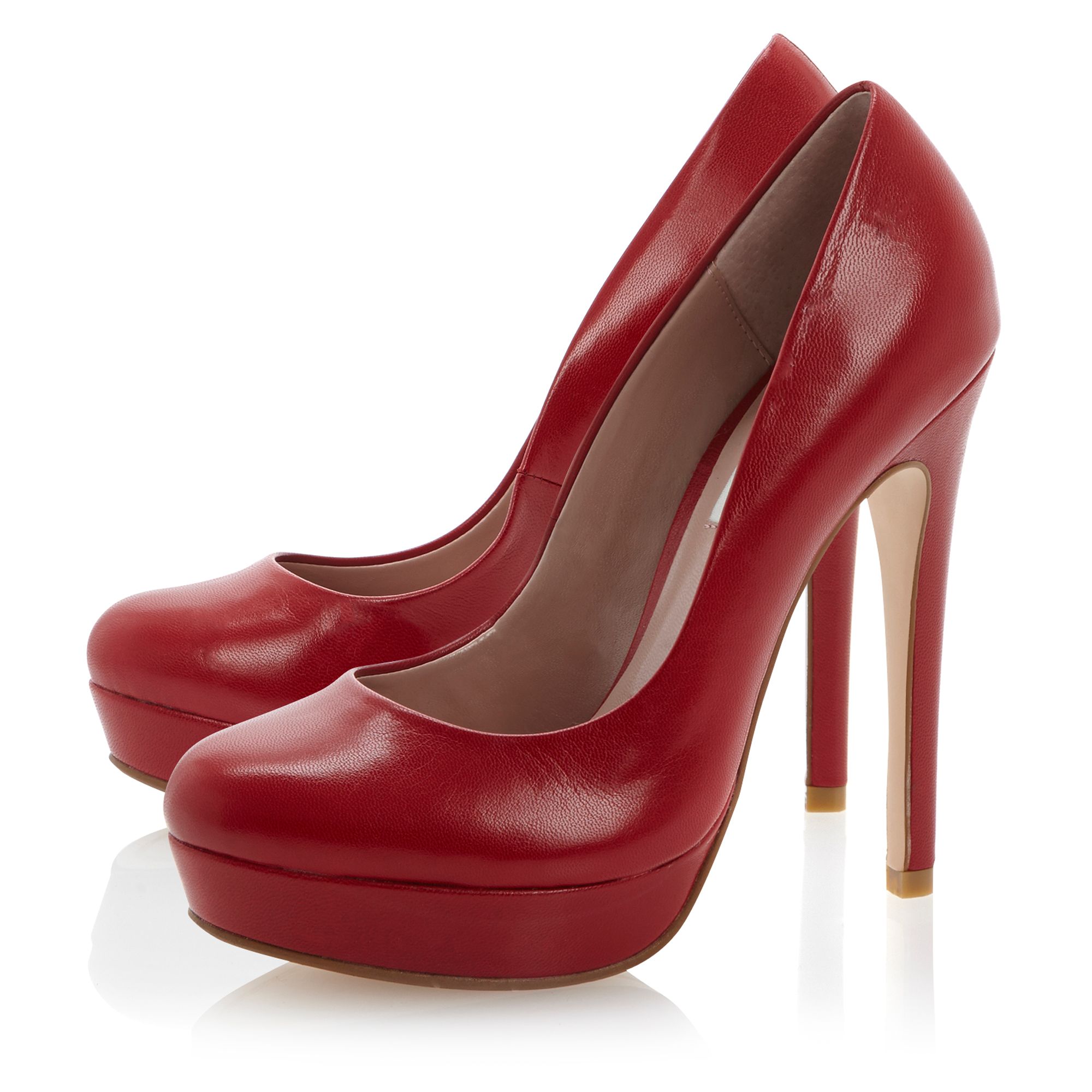 low heel round toe court shoes