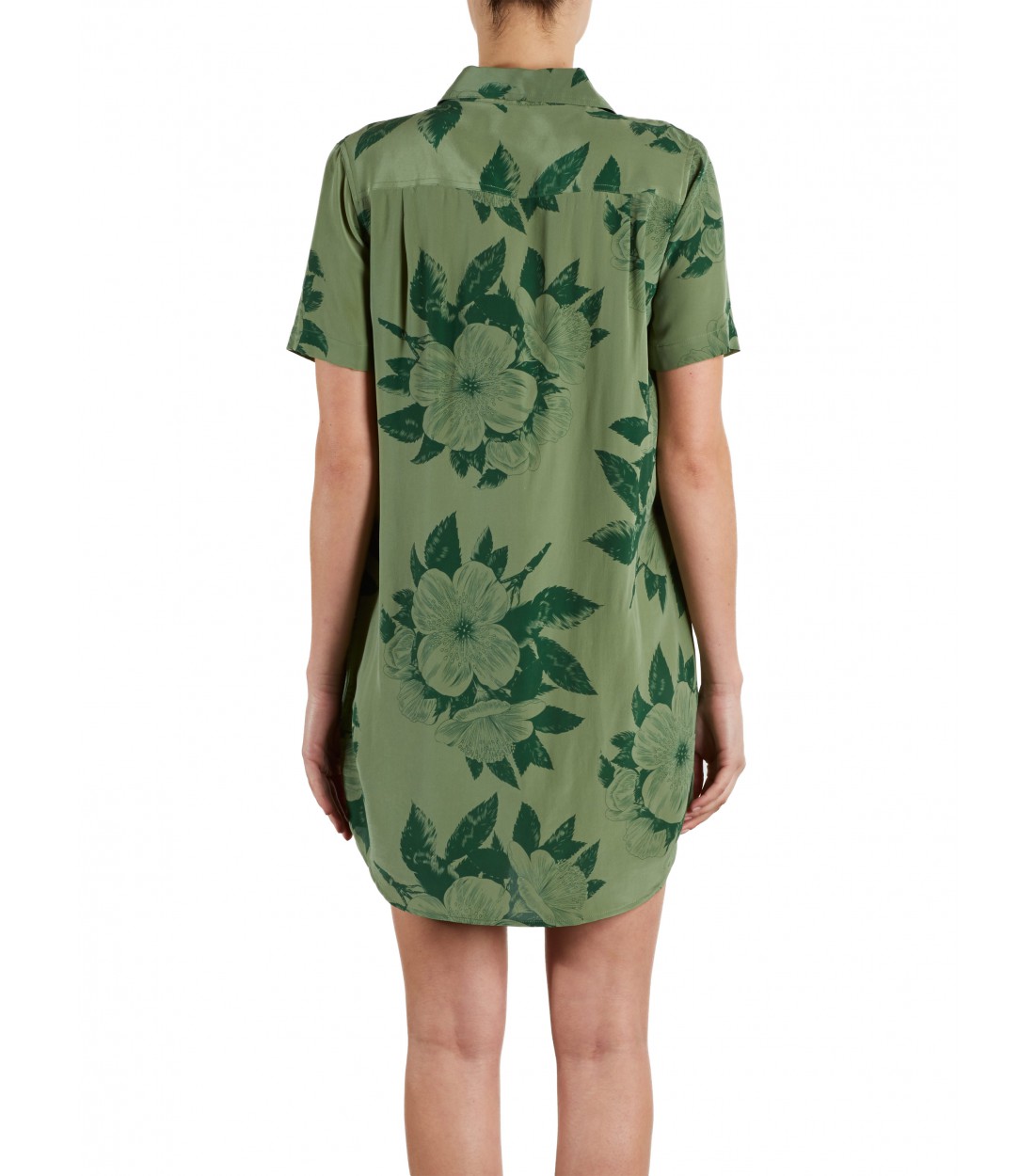 Lyst Equipment Remy Utility Dress in Green