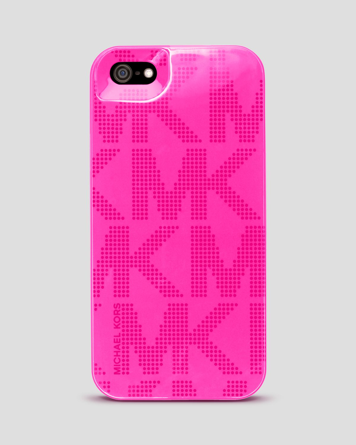 MICHAEL Michael Kors Iphone 5 Case Logo in Neon Pink (Pink) - Lyst