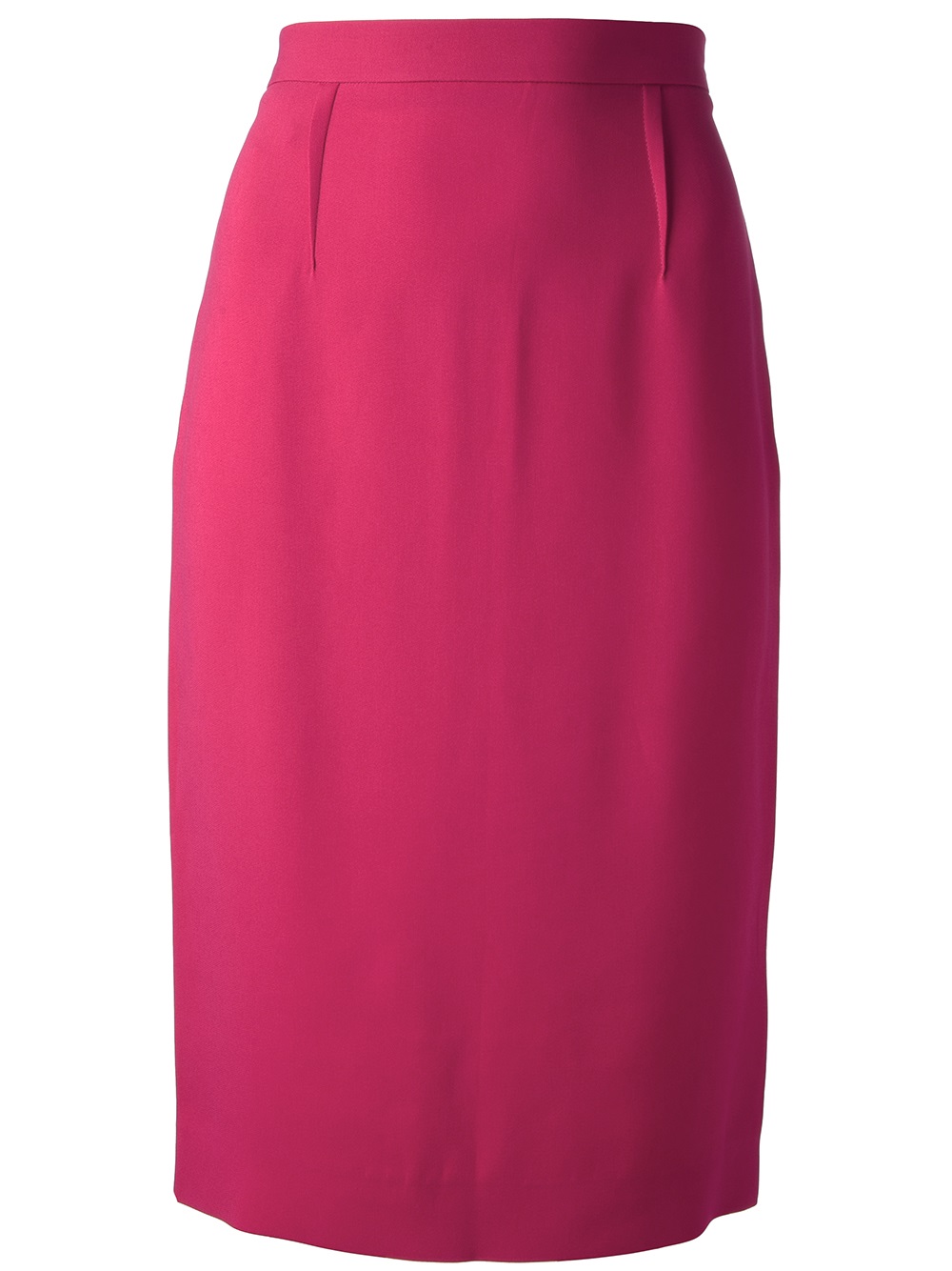 Roland Mouret Zip Pencil Skirt in Fuchsia (Pink) - Lyst