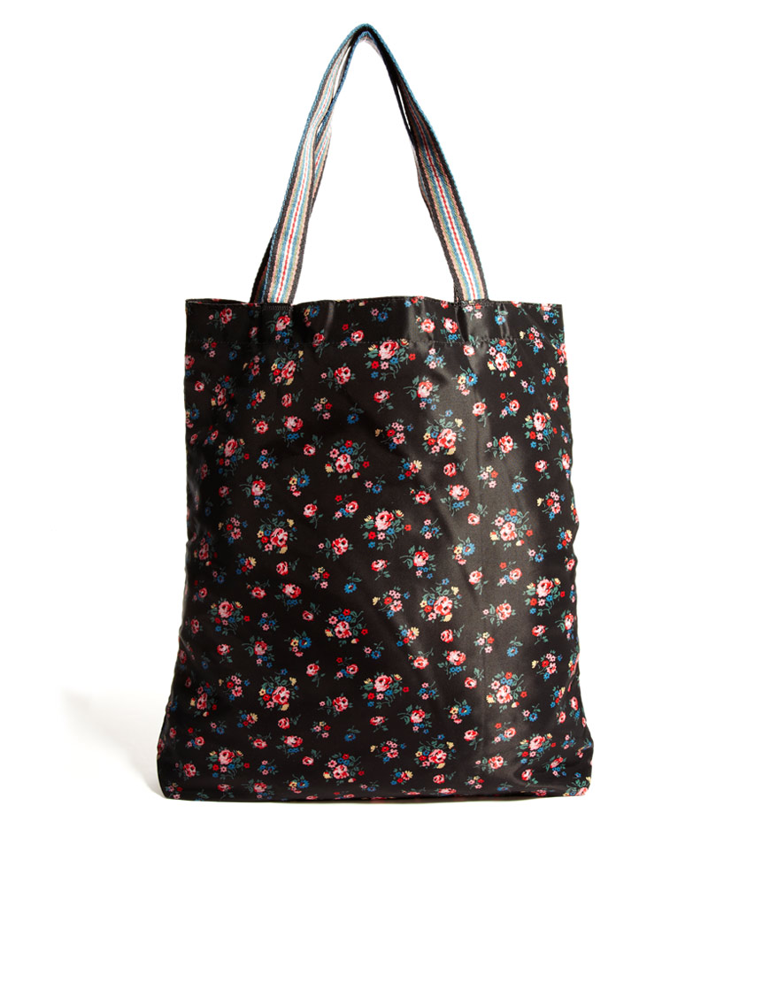 Lyst - Cath Kidston Kew Sprig Foldaway Shopper Bag in Purple