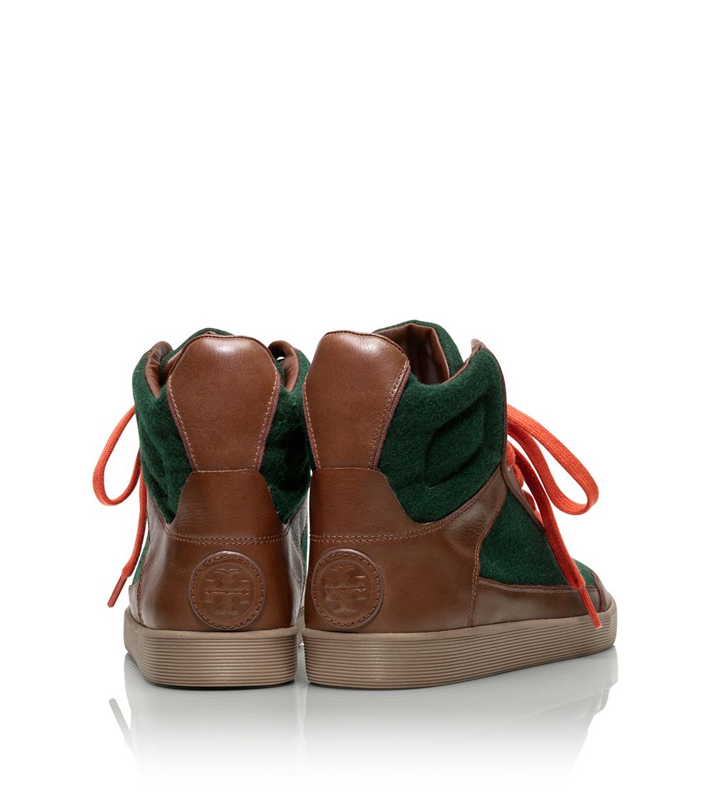 tory burch hank sneaker green