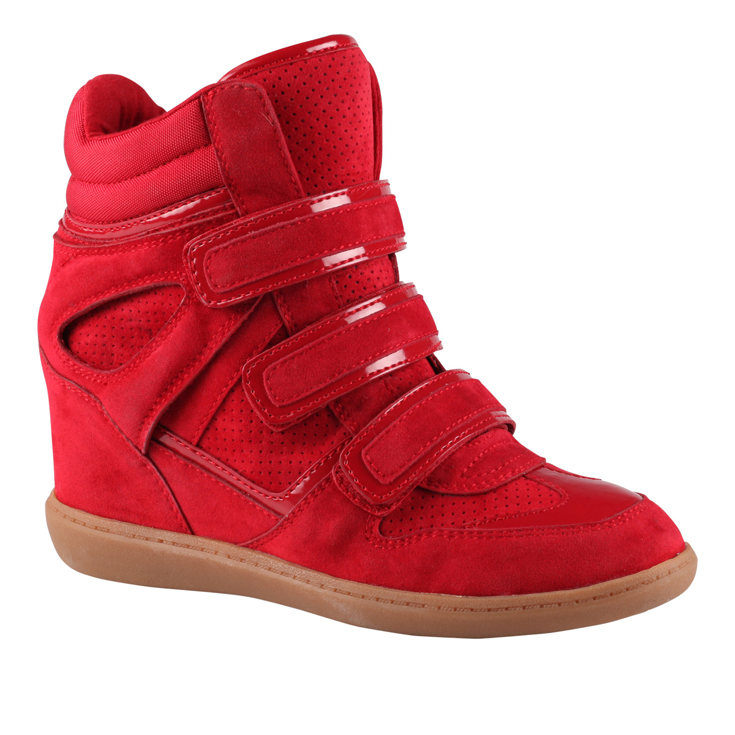 aldo red flat shoes
