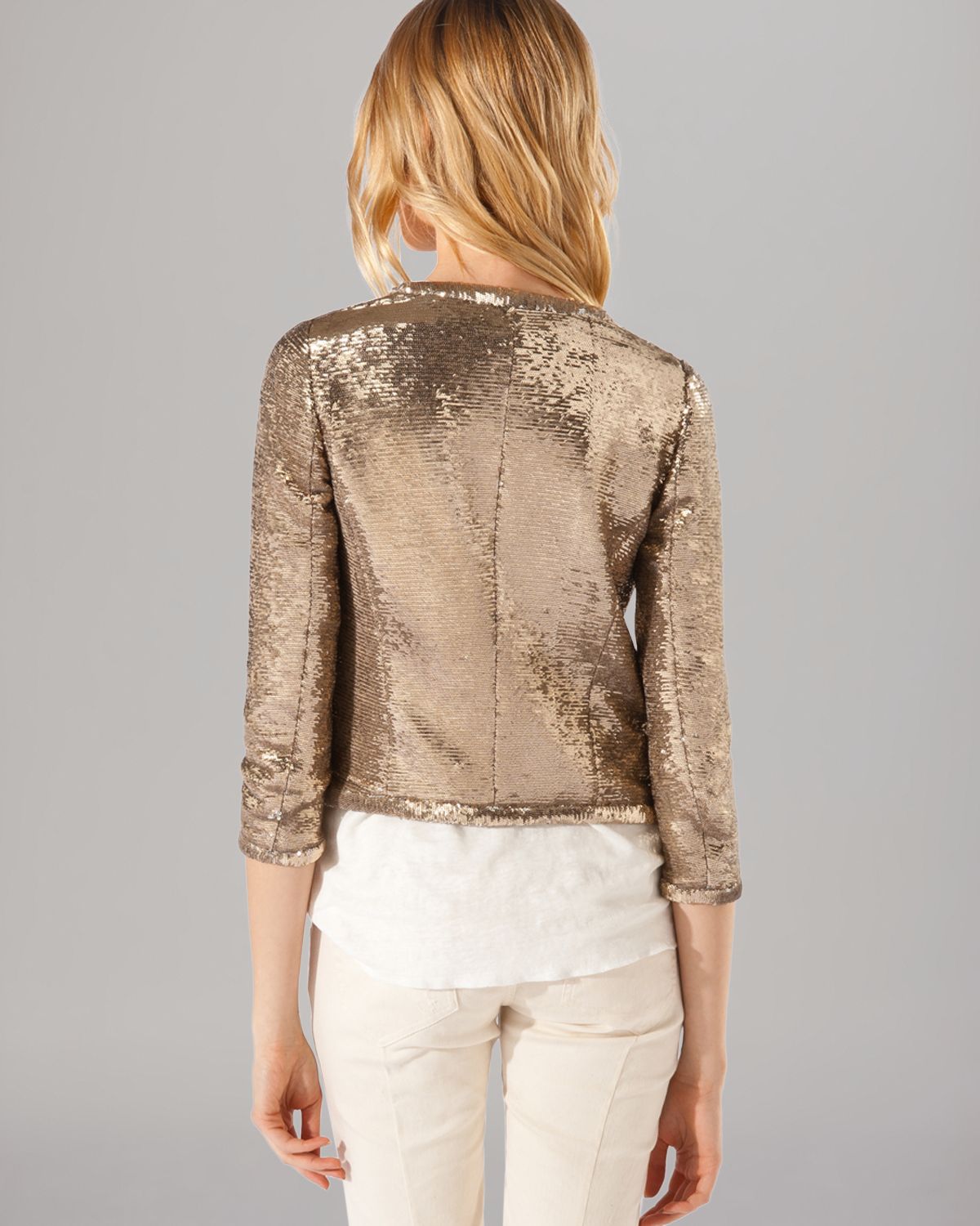 maje sequin jacket