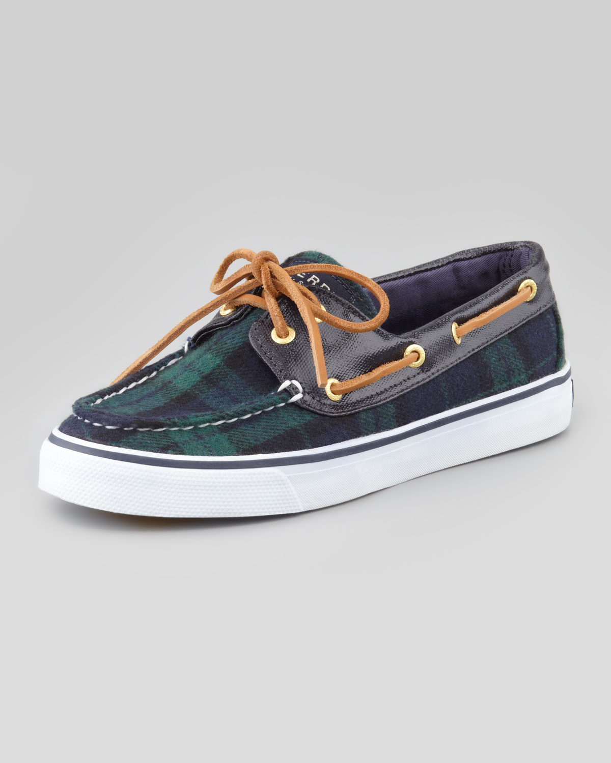 Sperry Top-Sider Plaid Bahama Boat Shoe 
