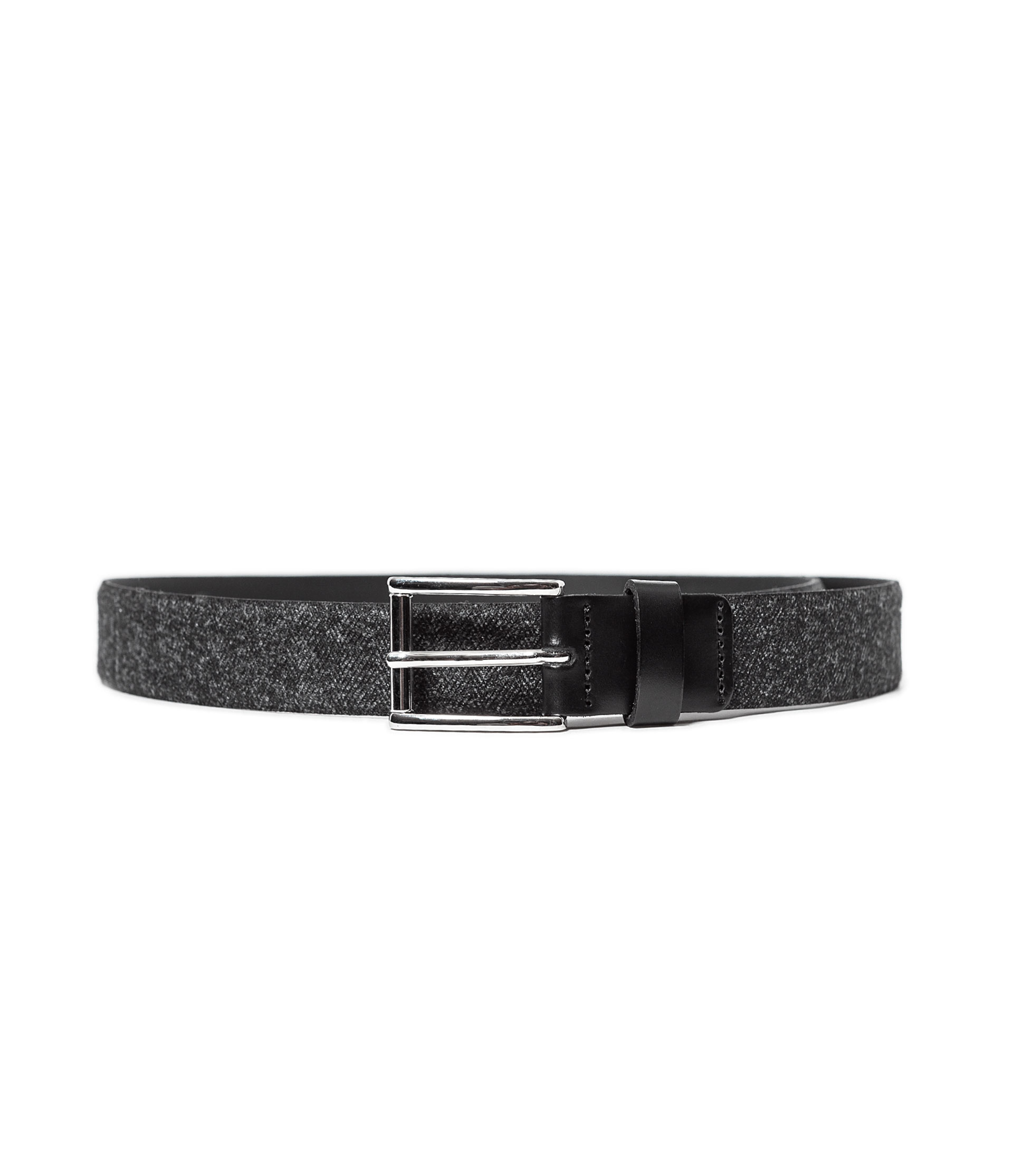 Zara Woven Belt in Gray for Men (Dark grey) Lyst