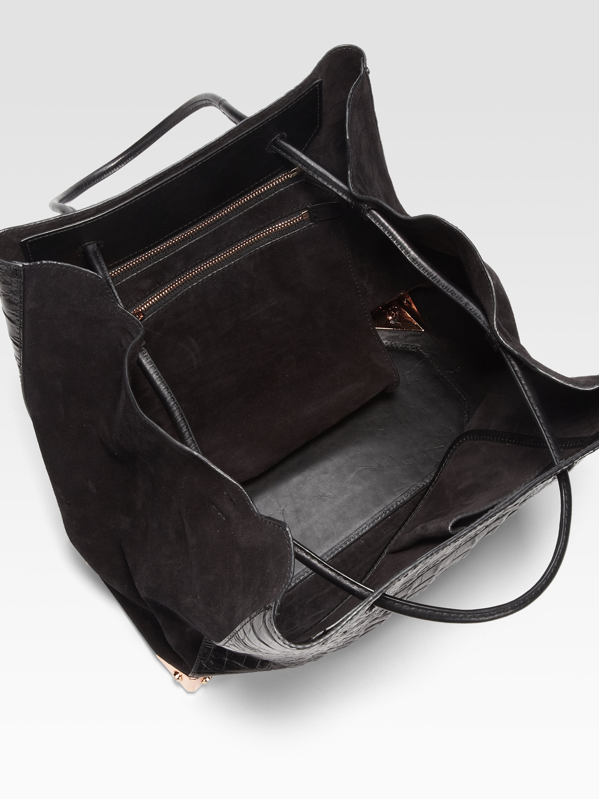 alexander wang leather tote