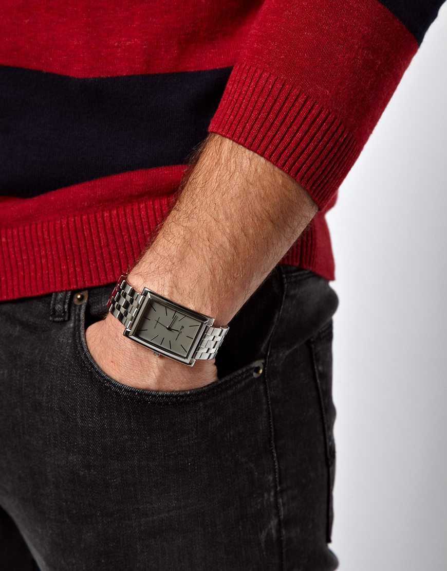 Ben Sherman Bracelet Watch Bs003 Square Face in Silver (Metallic) for Men -  Lyst
