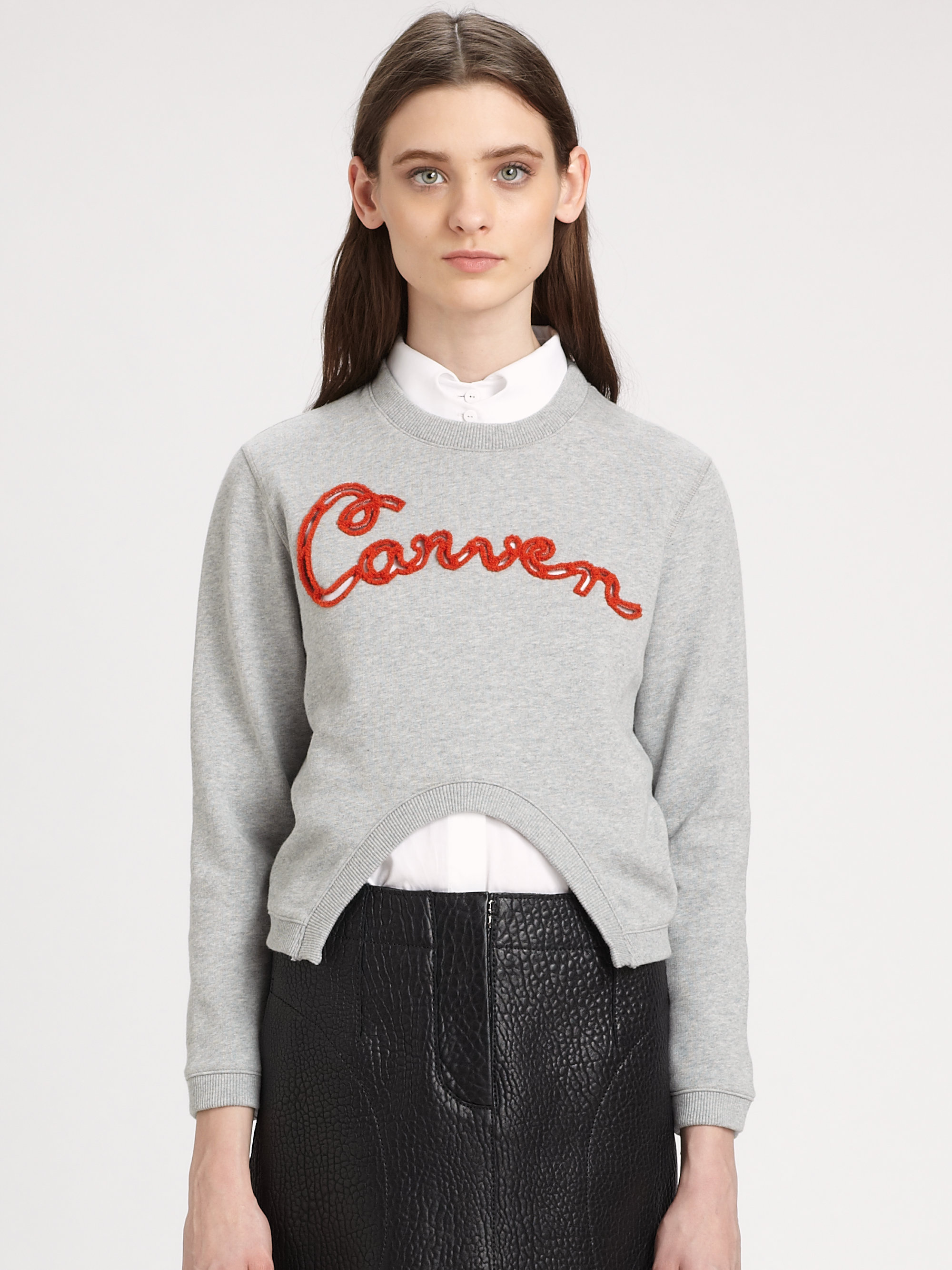 cutout sweatshirt