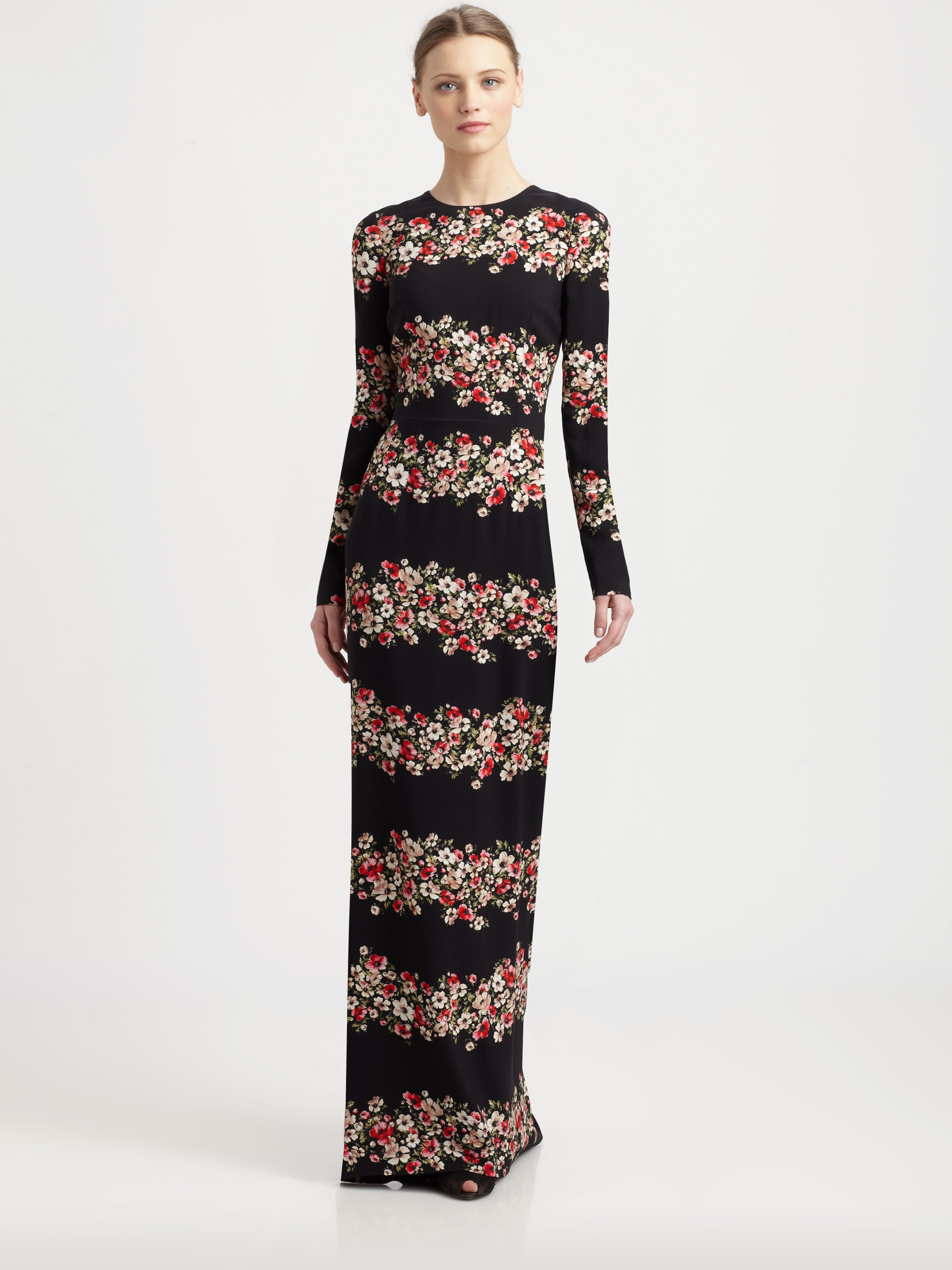 dolce and gabbana long sleeve dress