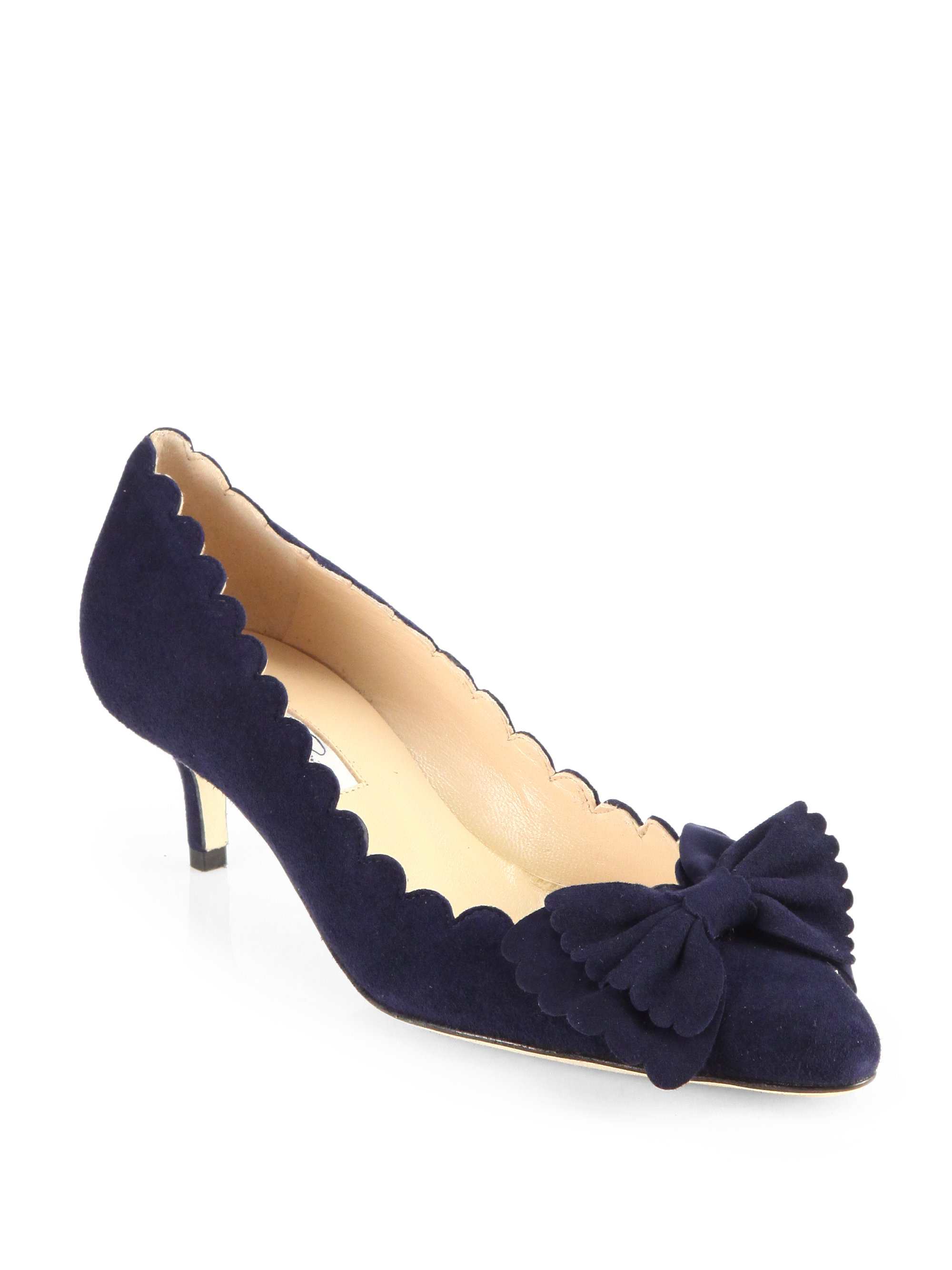 scalloped pumps
