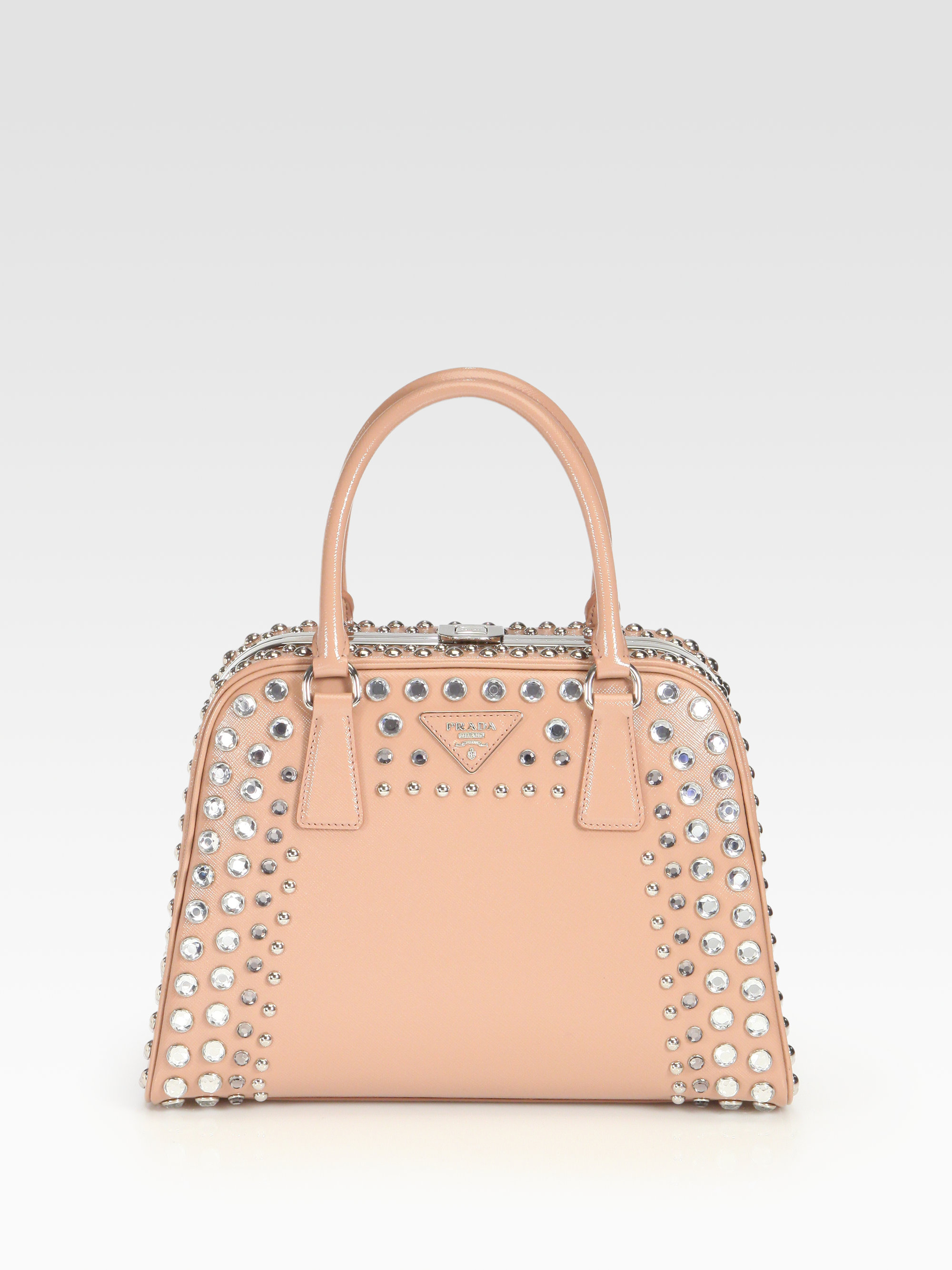 prada pyramid frame bag