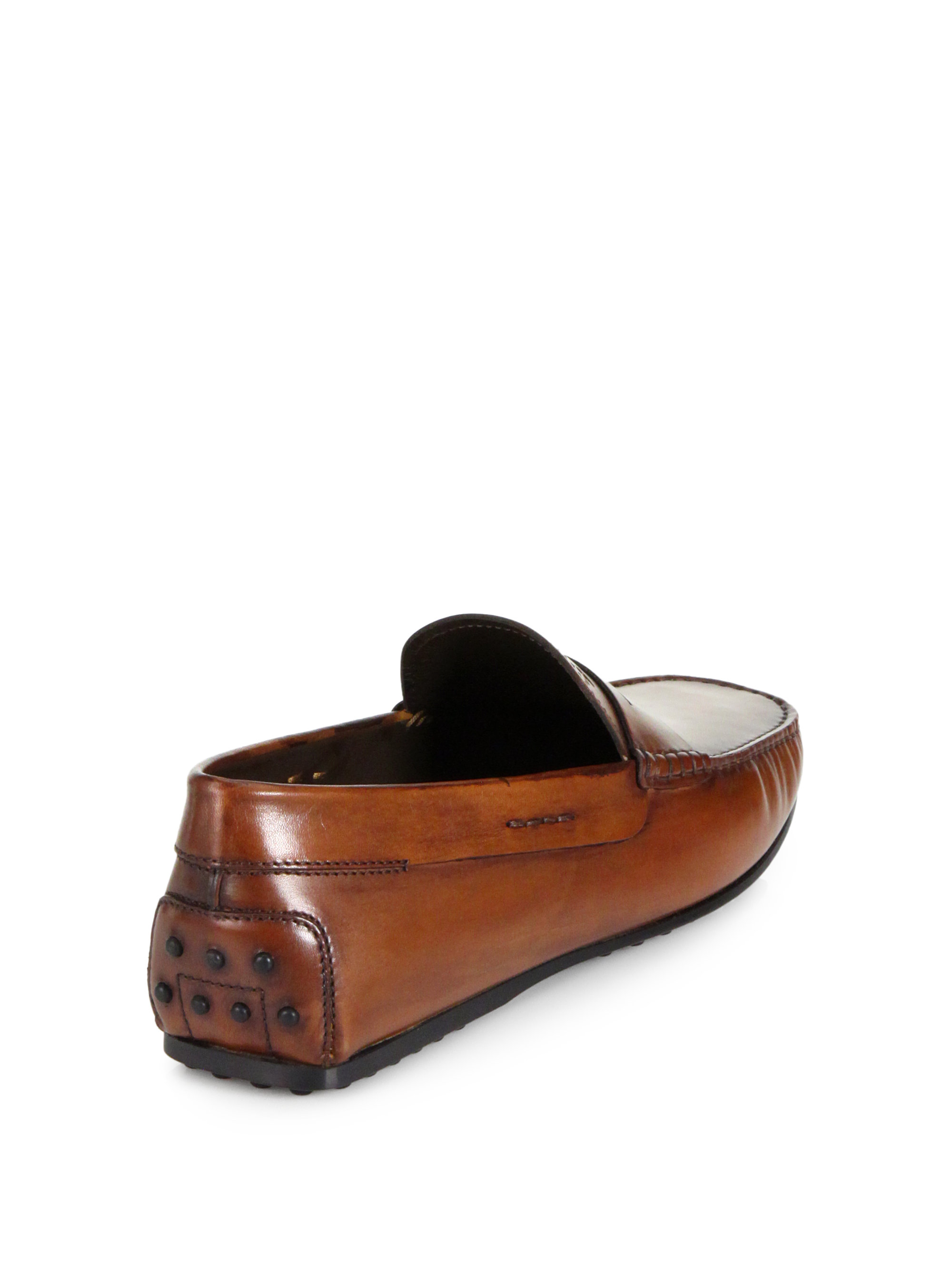leather loafers tod s city gommini leather loafers in brown for lyst leather loafers tod s city gommini leather loafers in brown for lyst