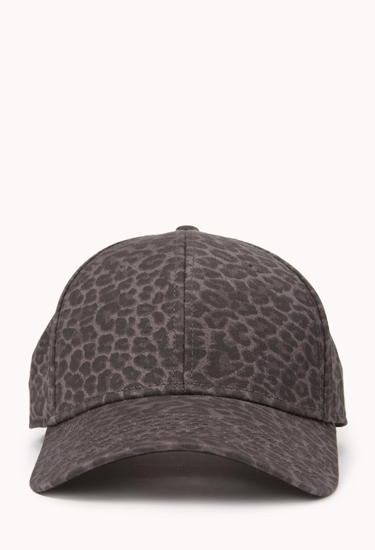animal print baseball caps