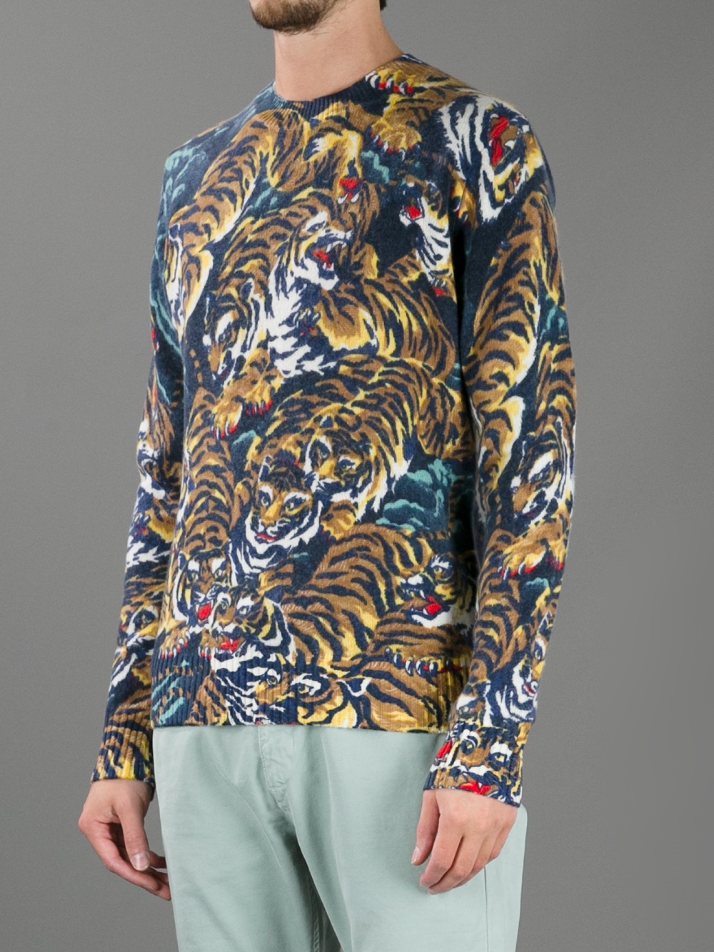 kenzo flying tiger sweater