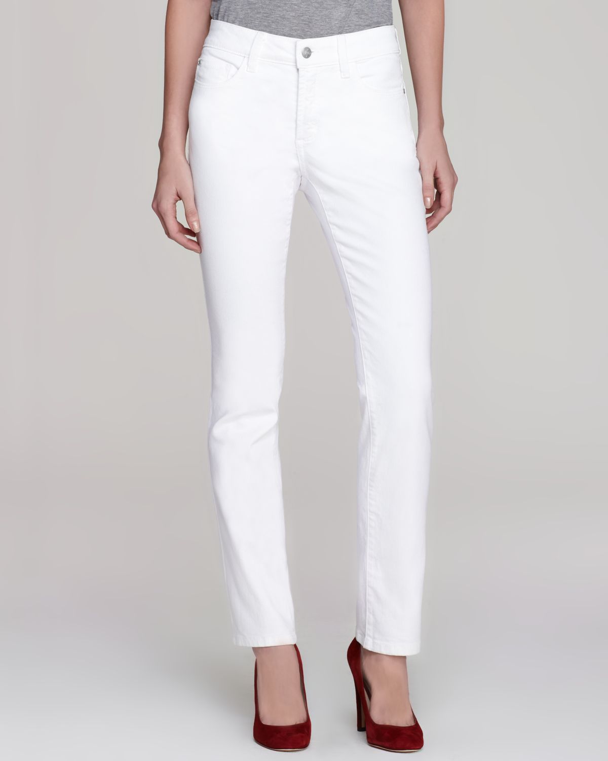 nydj sheri slim jeans white