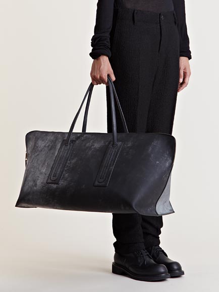 Rick owens Womens Medium Weekend Bag in Black | Lyst