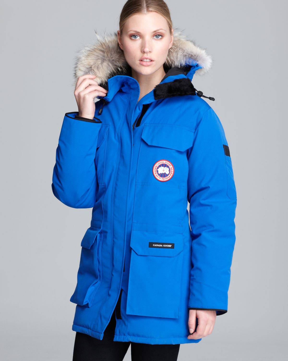 Canada Goose Down Coat Pbi Expedition Parka in Blue - Lyst