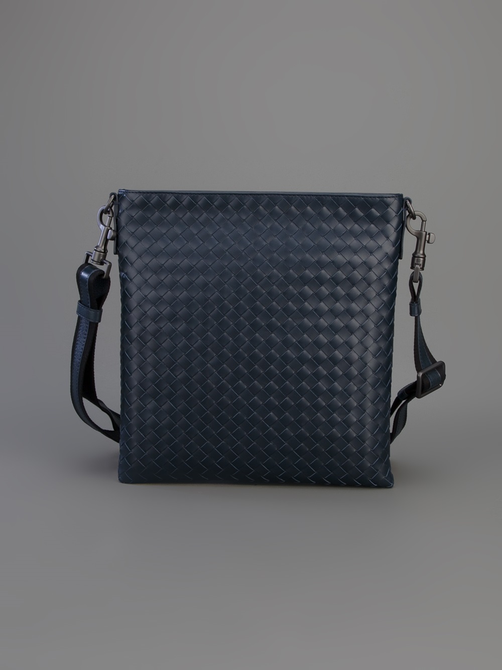 Bottega Woven Cross Body Bag in Blue (Black) for Men Lyst
