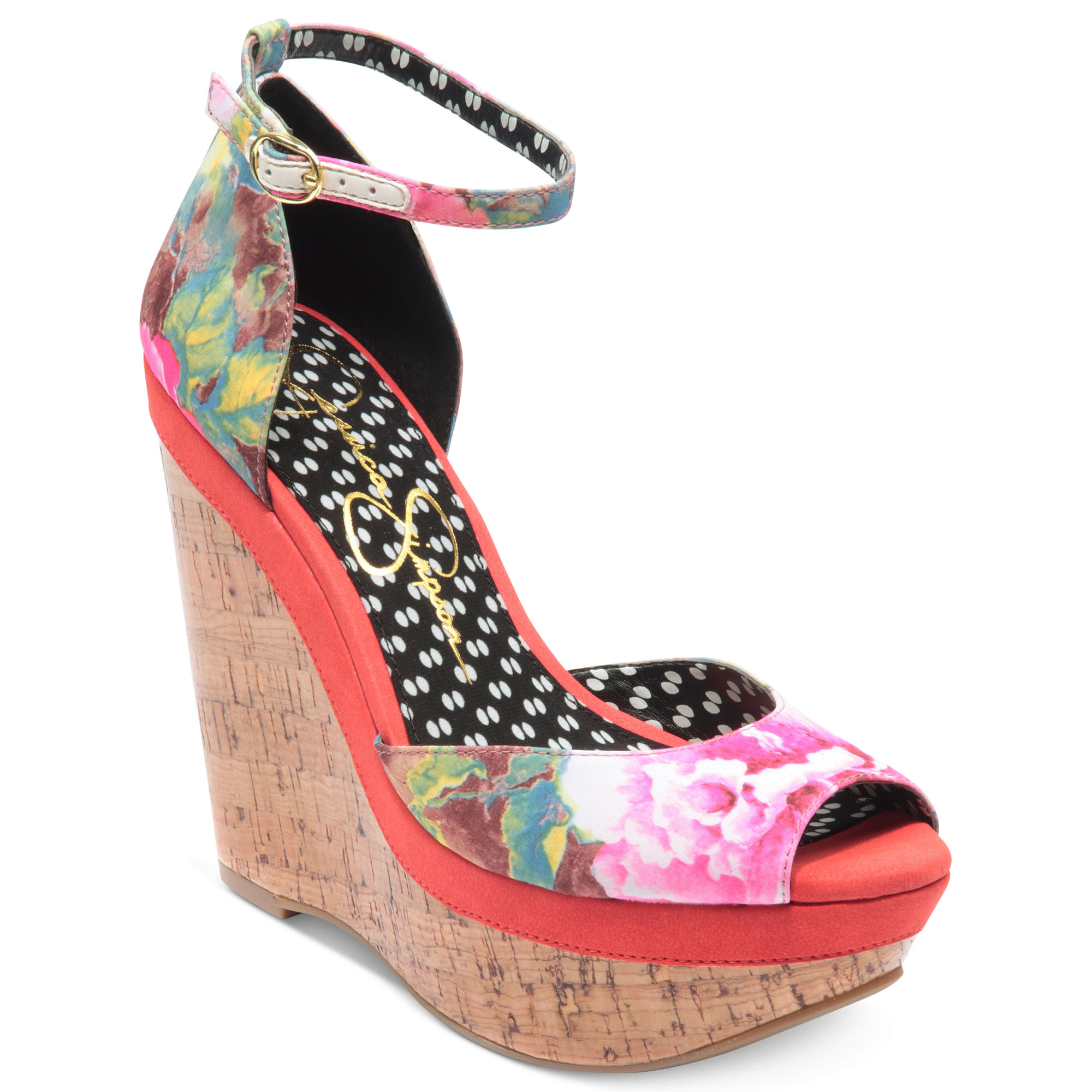 jessica simpson floral sandals