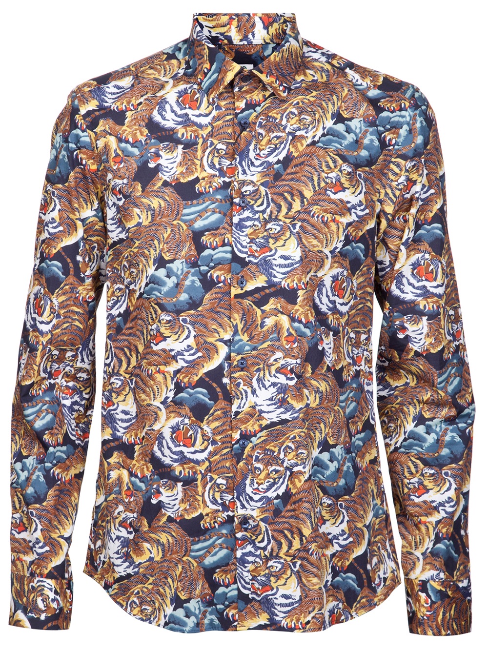 brown kenzo shirt