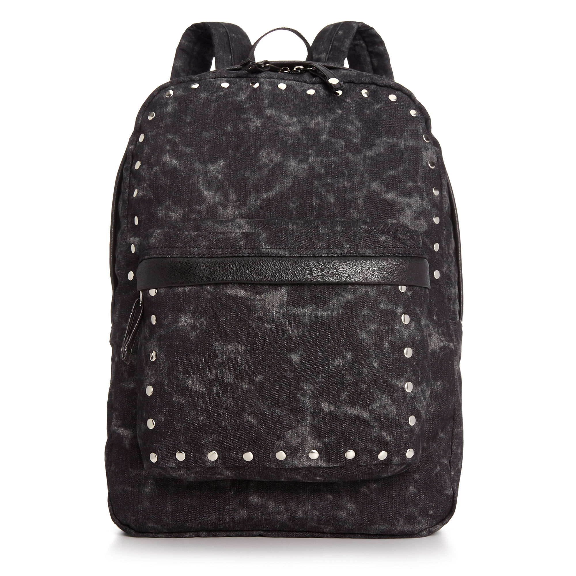 black acid wash backpack
